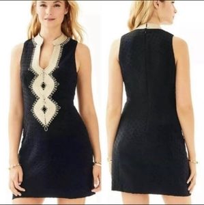 Lilly Pulitzer Black and Cream Dress